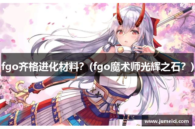 fgo齐格进化材料？(fgo魔术师光辉之石？)